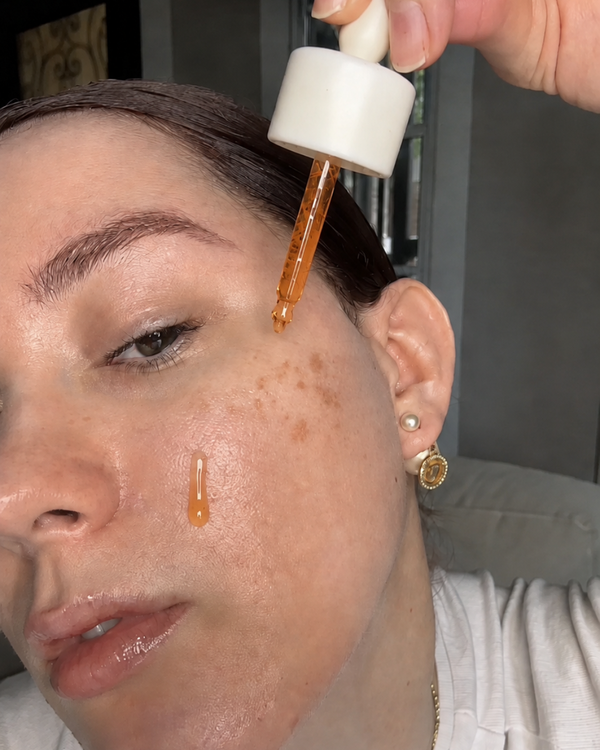 Brightening Face Creme before and after