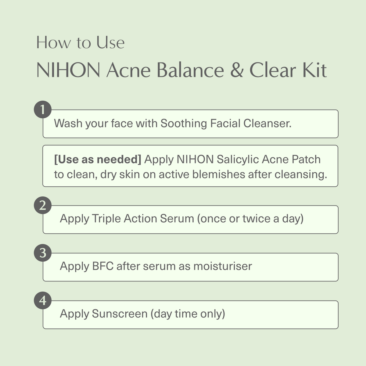Acne Balance & Clear Trial Kit